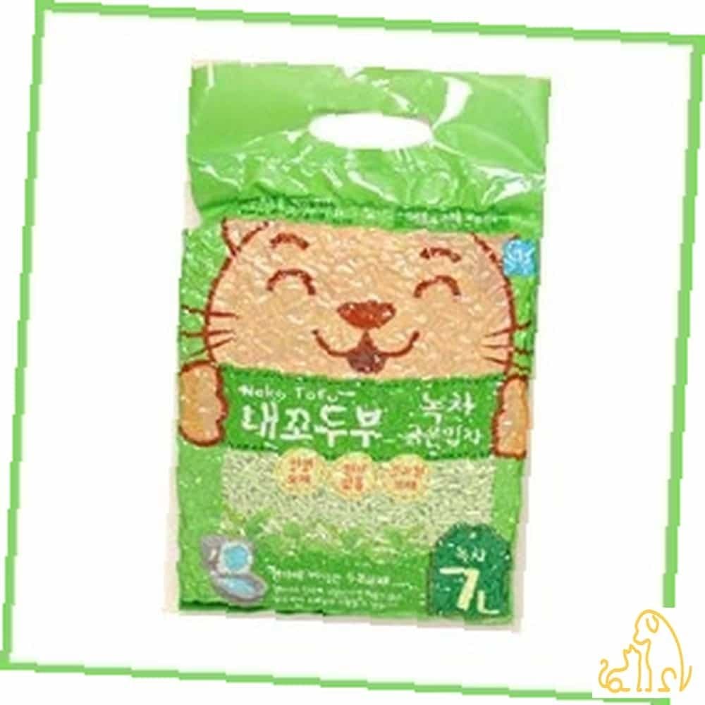 QUICK 고양이 두부모래 7L 녹차 고양이배변냄새제거 고양이화장실모래 냥이모래