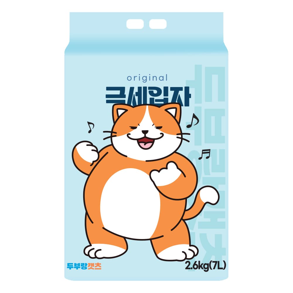 퍼피아울렛 극세입자 7L/고양이모래 응고 탈취 30%UP