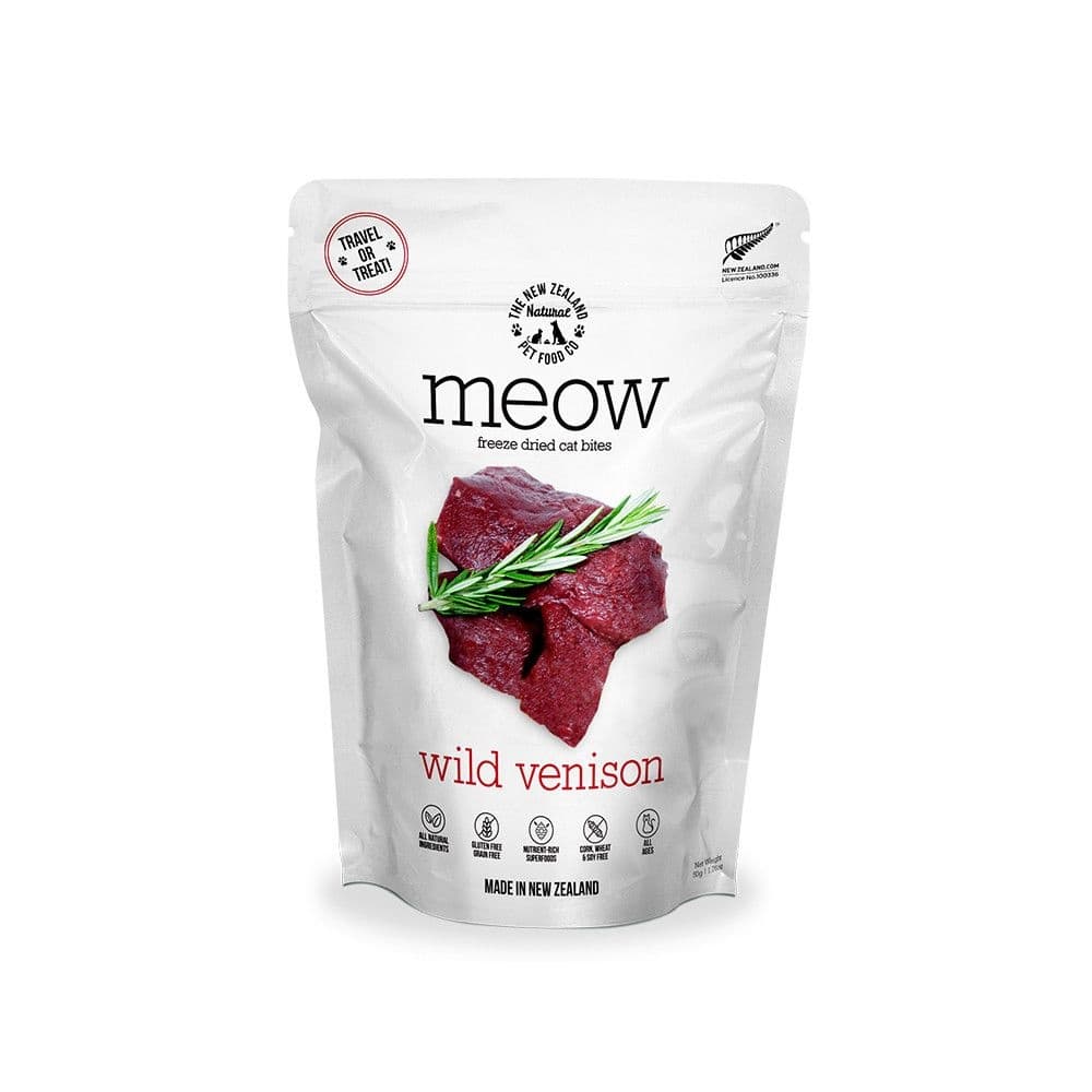 먀오 와일드베니슨(야생사슴) 동결건조 전연령 고양이 사료 50g