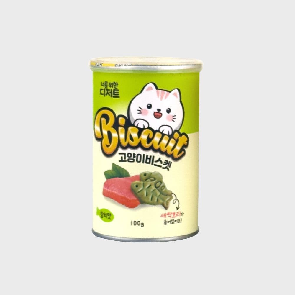 너를위한디저트 캣닢 비스켓 참치 100g