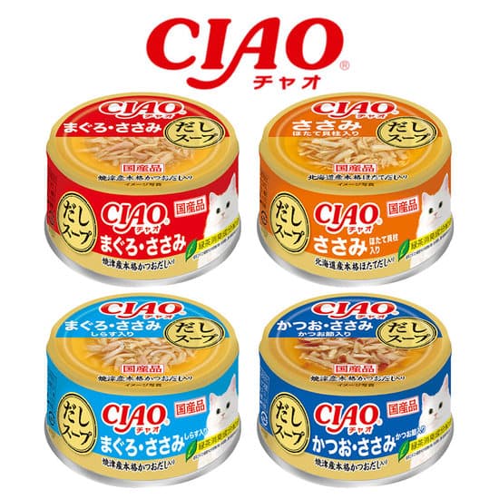 이나바 챠오 다시스프 캔 고양이 종합영양식 85g (맛 선택)