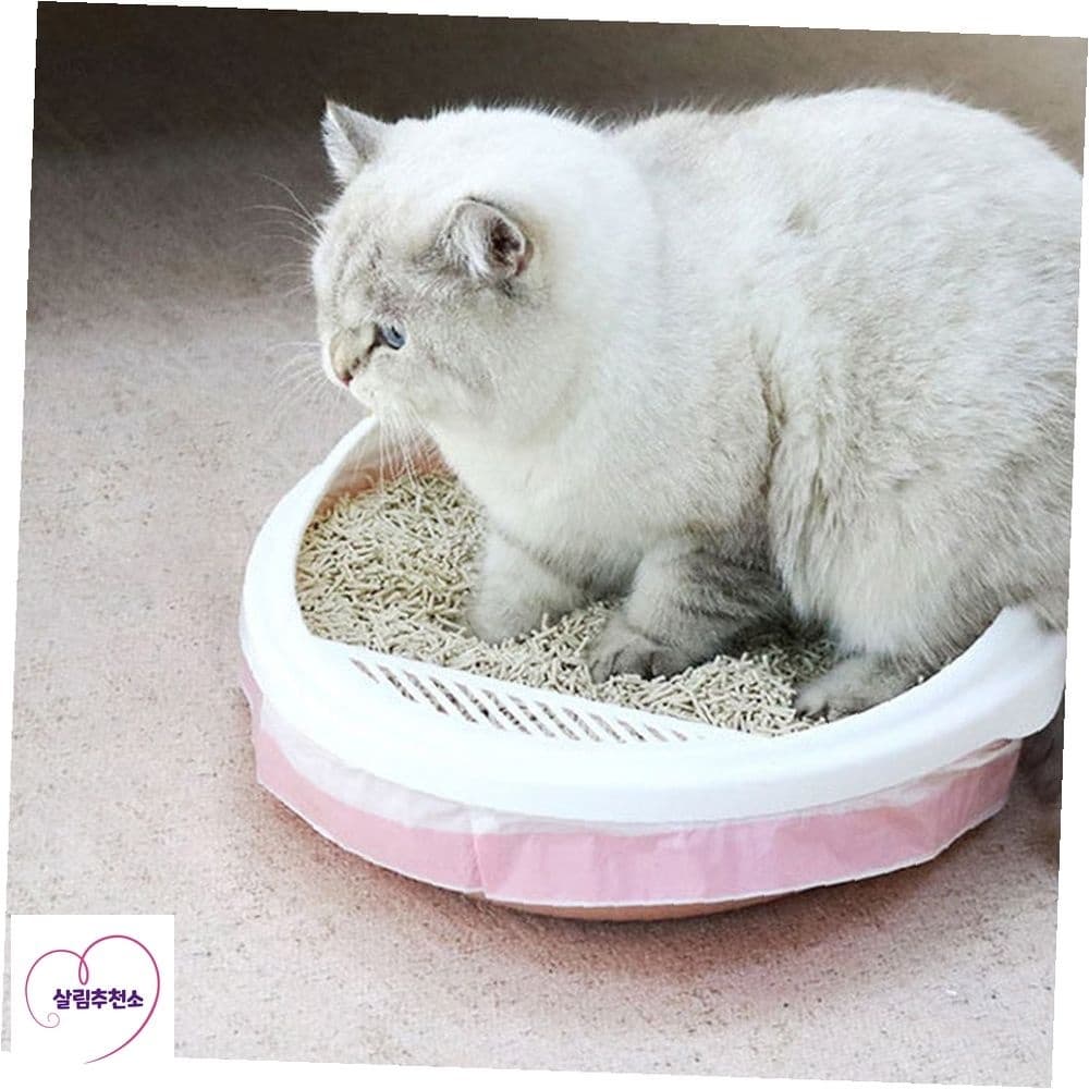 PICK 고양이화장실봉투 3롤 114X45CM 고양이화장실청소 고양이모래비닐 고양이배변봉투