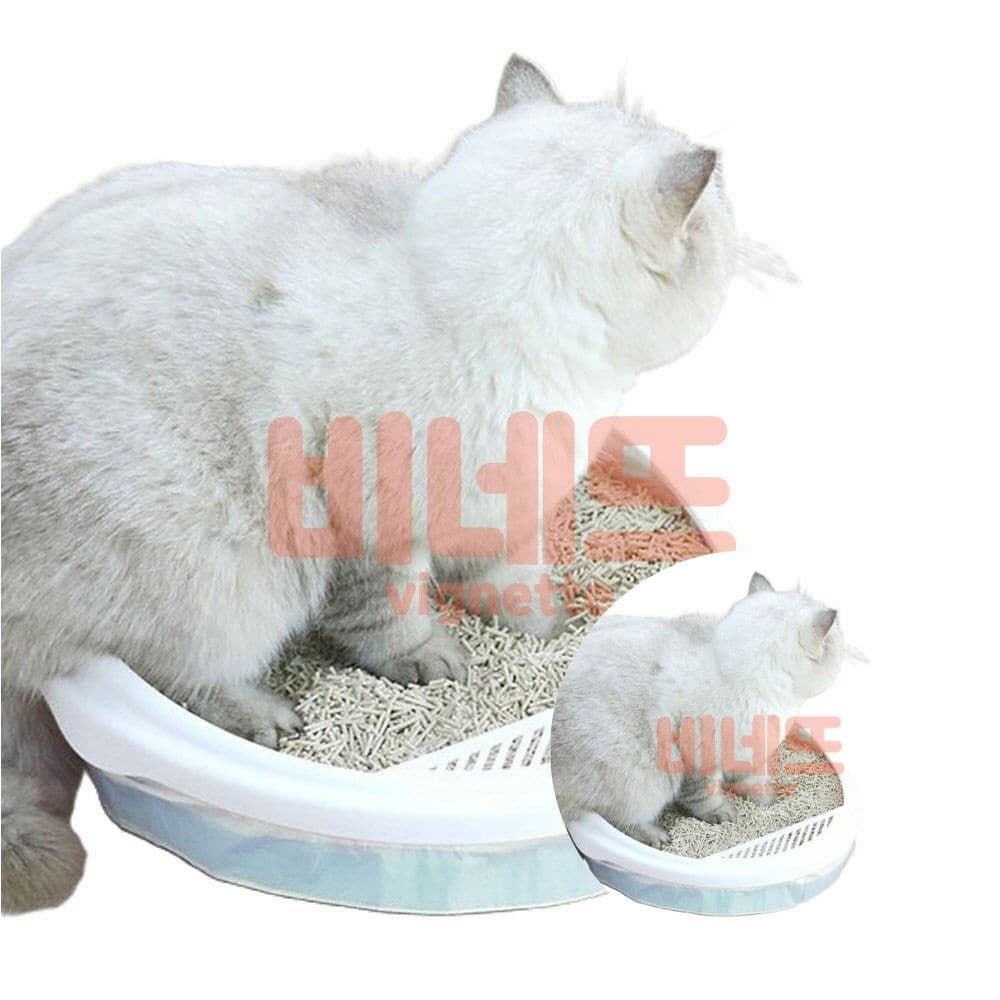 고양이 3롤 세트 74X45CM 고양이쓰레기통 배변봉투 배변통