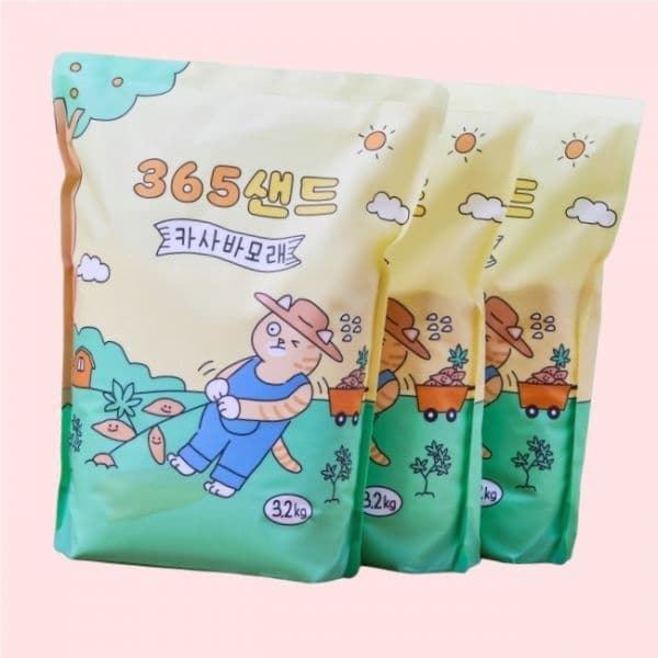 삼육오일 365샌드 고양이 카사바 모래 4542330
