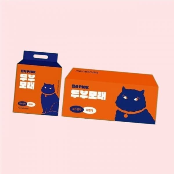 네네린도 집사픽 무색소 대용량 고양이 두부모래 가는입자 라벤더향 15kg 4737855