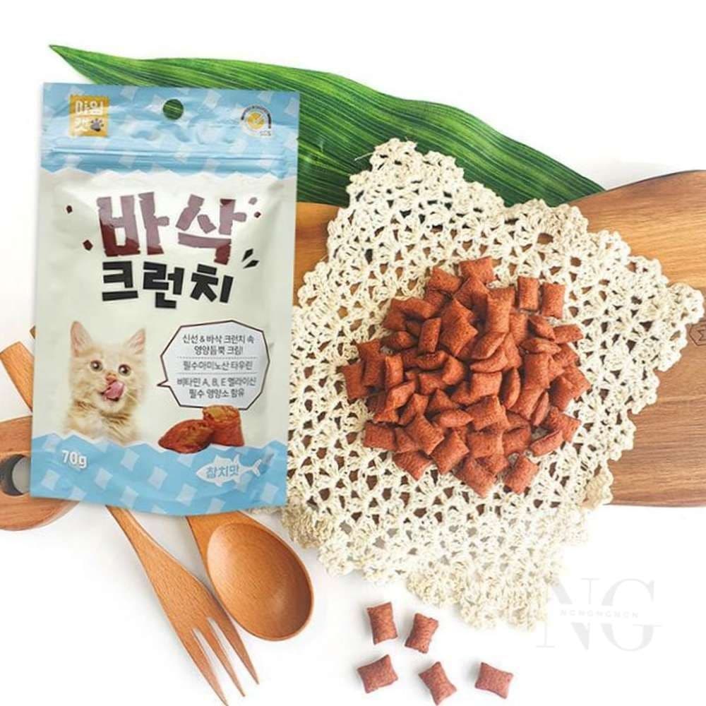 아임캣 바삭 크런치 참치맛 냥이간식 반려묘간식 고양이과자