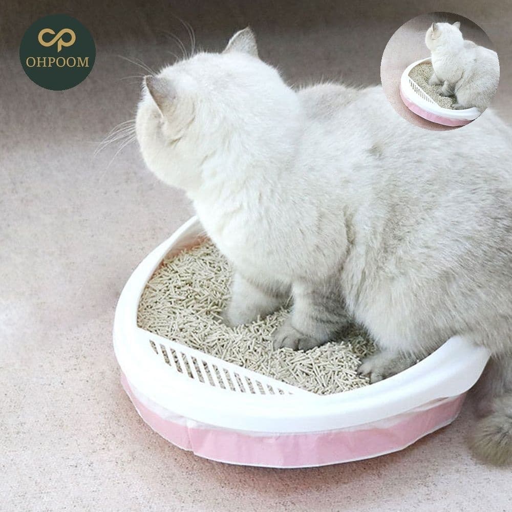 [픽글] 배변처리 배변통 고양이모래통 고양이배변통 고양이화장실비닐 고양이 화장실 봉투 3롤 세트 74X45CM