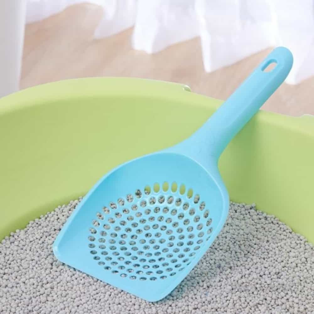 리빙플러스 고양이모래스쿱 벤토나이트모래삽 고양이화장실용품 고양이 모래삽