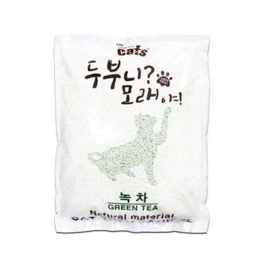 [반려] 고양이모래 더캣츠 두부니 모래야 녹차향 7L