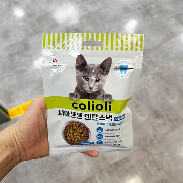 콜리올리 치아튼튼 덴탈 스낵 오션피쉬 80g 89407