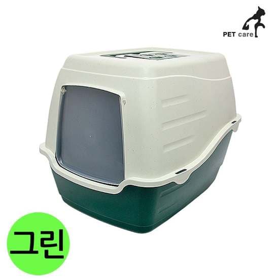 그린 고양이 엠펫 CAT-L20 후드화장실 화장실 고양이 화장실
