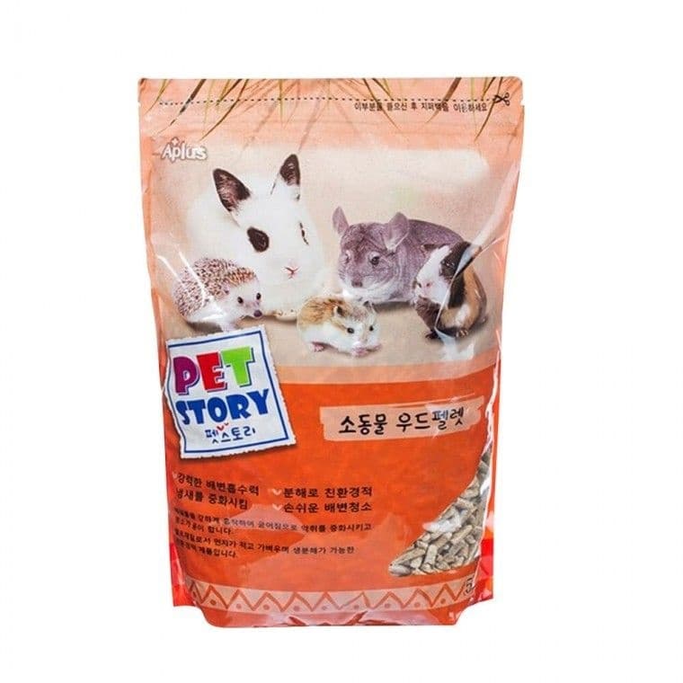 소동물 햄스터 우드펠렛 토끼 5L 톱밥 베딩 바닥재