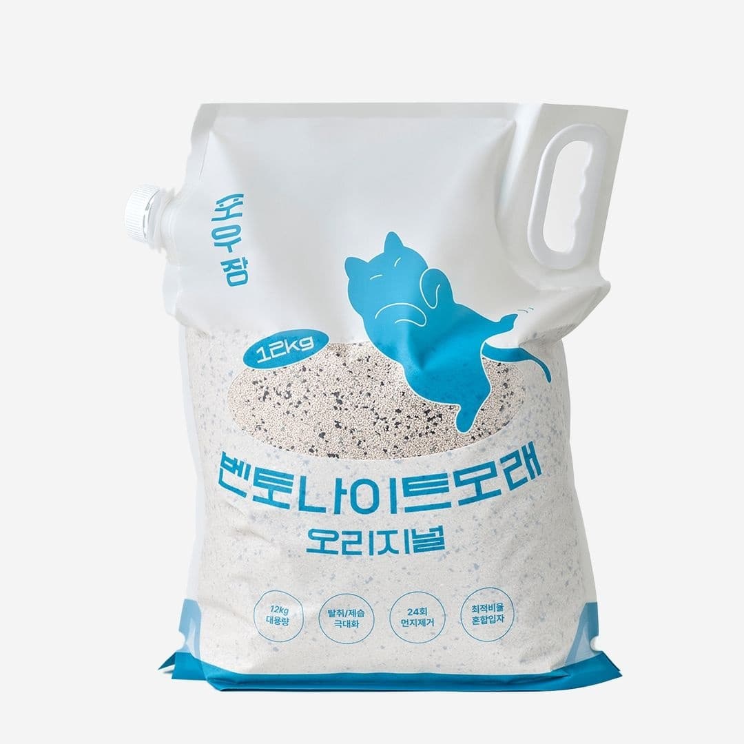 포우장 [L포인트]포우장 벤토나이트 고양이모래 오리지널 12kg