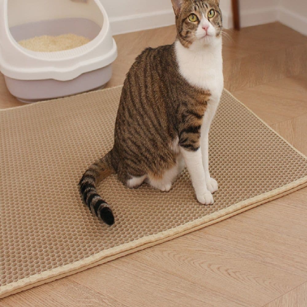 고양이 모래 매트 65x115 습기방지 반려동물 화장실 매트