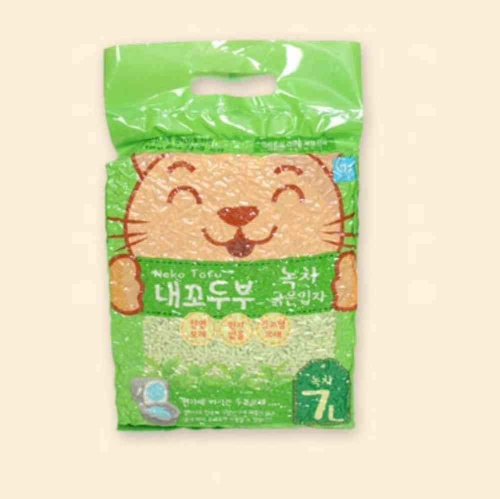 내집방 고양이 모래 녹차 7L 고양이청소 고양이화장실