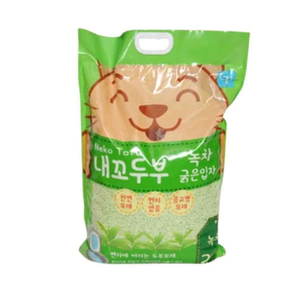 내집방 고양이 모래 20L 녹차 화장실모래 고양이청소