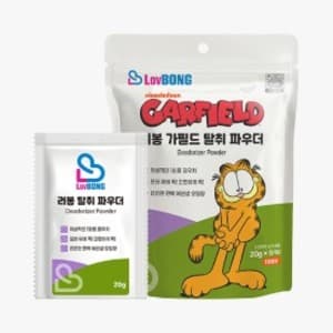 러봉 가필드 고양이 모래탈취 파우더 100g