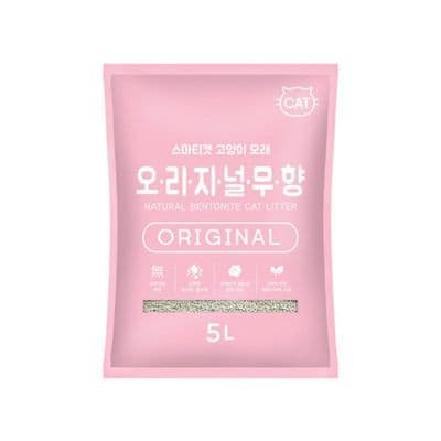 스마티캣 레몬향 고양이모래 4KG