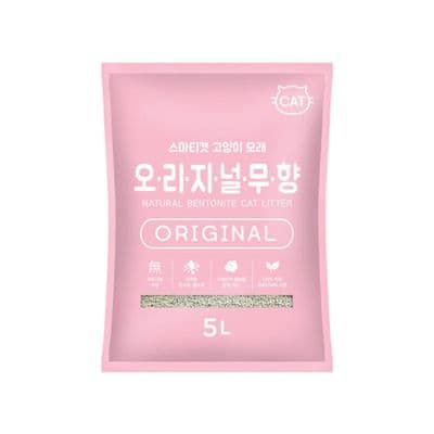 스마티캣 무향 고양이모래 4KG