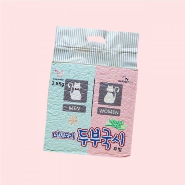네꼬모리 두부국시 나노입자 무향 7L (2.8kg) 고양이 모래 4737927
