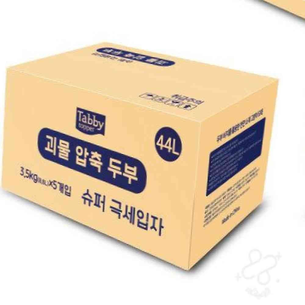 삼헌 괴물 압축 두부모래 극세입자 3.5KGX5개 먼지없는모래 고양이모레 먼지없는고양이모래