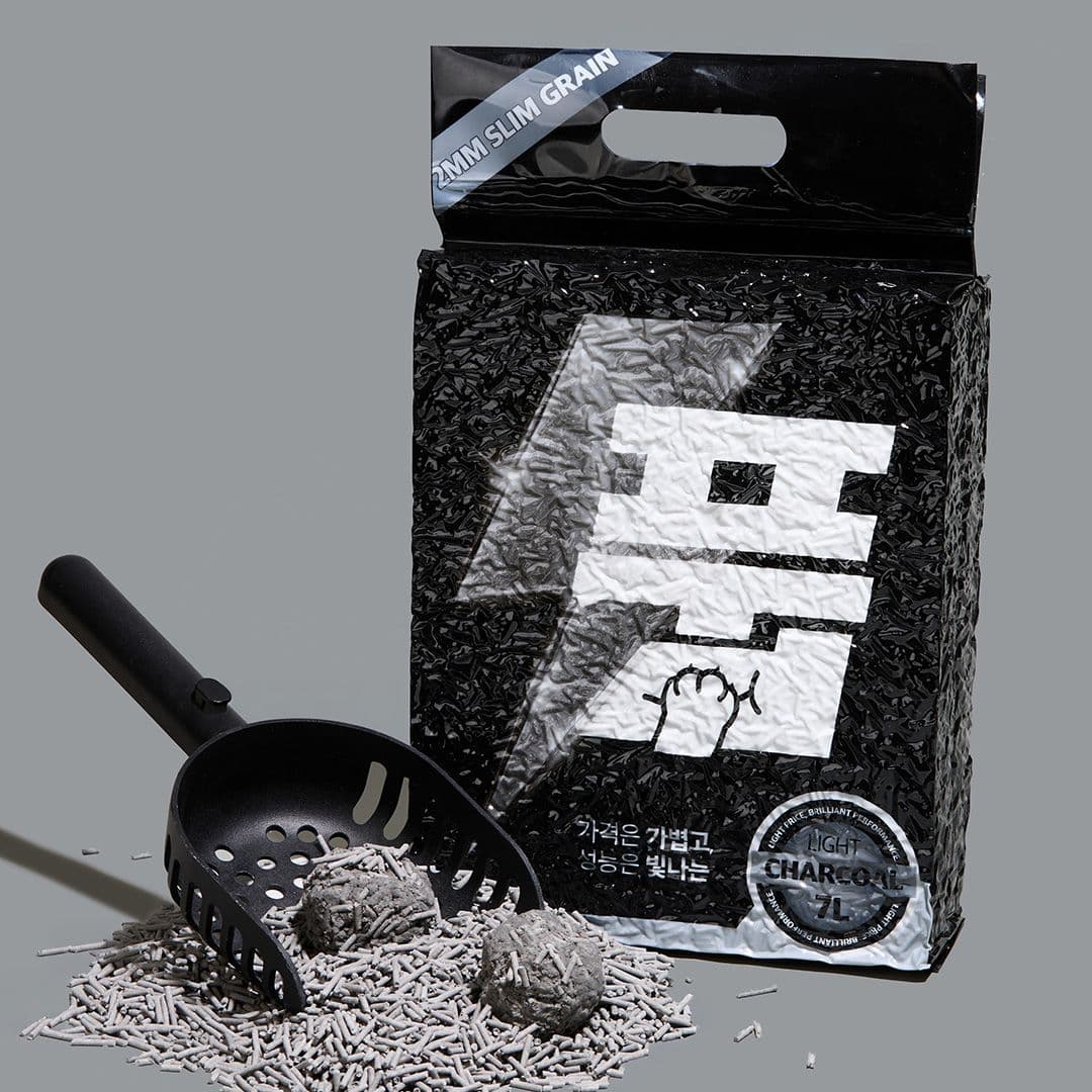 [리뉴얼] 풉 두부모래 참숯 2mm (light tofu sand) 7L