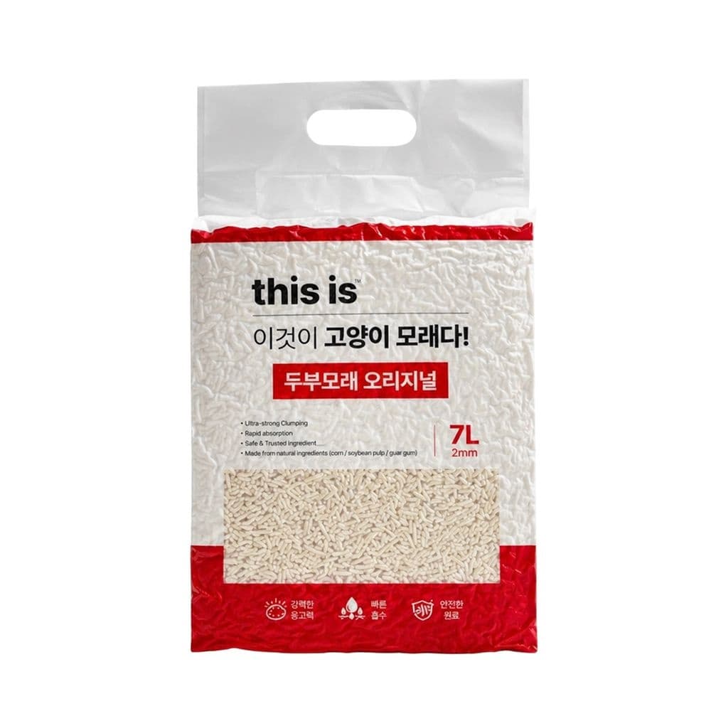 디스이즈 두부모래 7L 오리지널 고양이모래