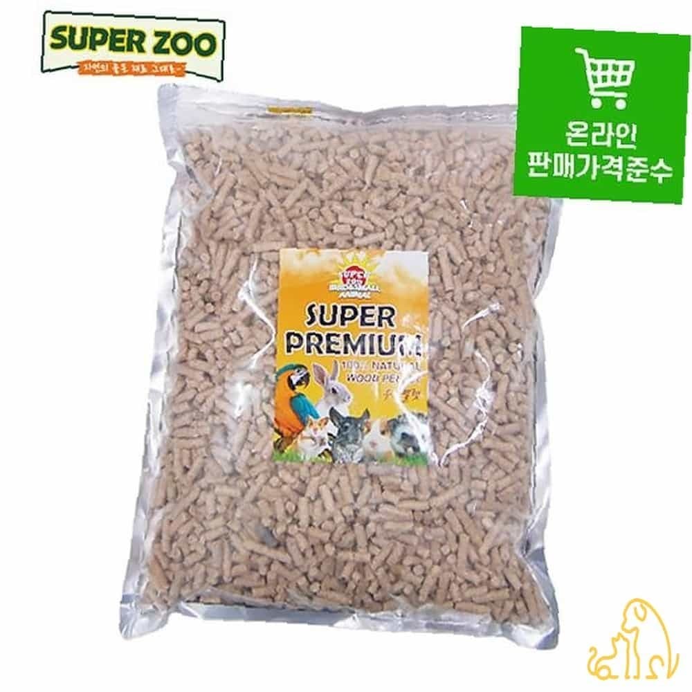 QUICK 슈퍼주 프리미엄 우드펠렛 3.5KG 냥이모래 우드펠렛모래 고양이배변