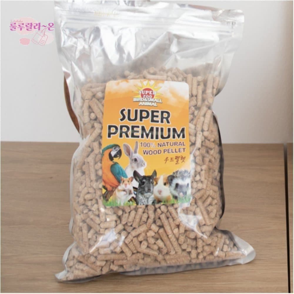 [LLON] 슈퍼주 우드펠렛 1.8KG 펠렛화장실 고양이펠렛화장실